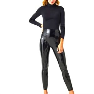 SPANX Faux Patent Leggings XL